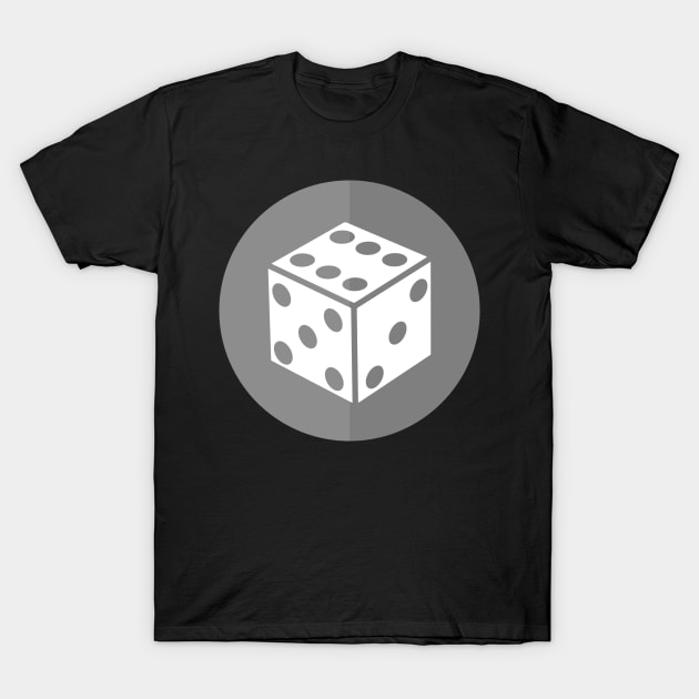Board Game Geek D6 Dice Game T-Shirt by ballhard